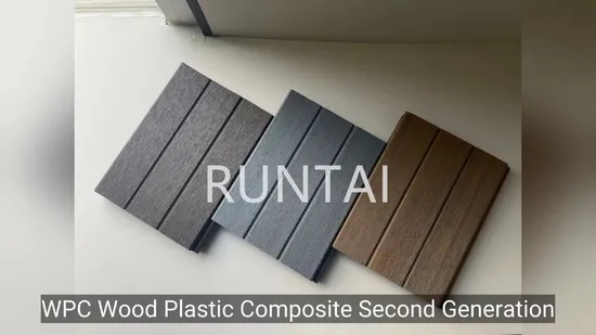 Pannelli acustici da parete in legno WPC 3D per l'arredamento della casa