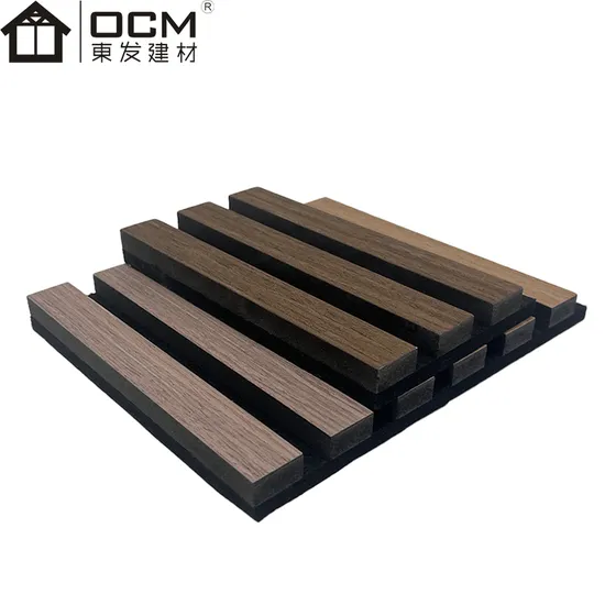 Pannello acustico decorativo in legno massello ignifugo in schiuma esagonale di poliestere