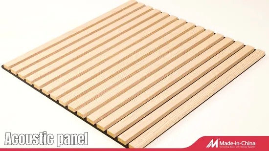 Pannelli acustici in legno di noce e rovere naturale per pareti