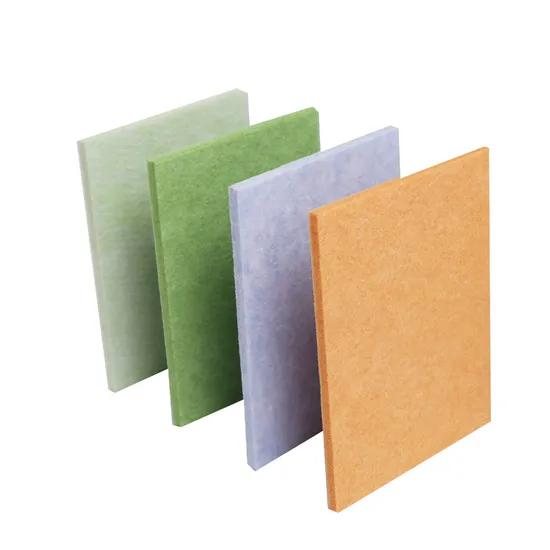 Eleganti pannelli acustici in PET per la riduzione del rumore negli spazi di lavoro