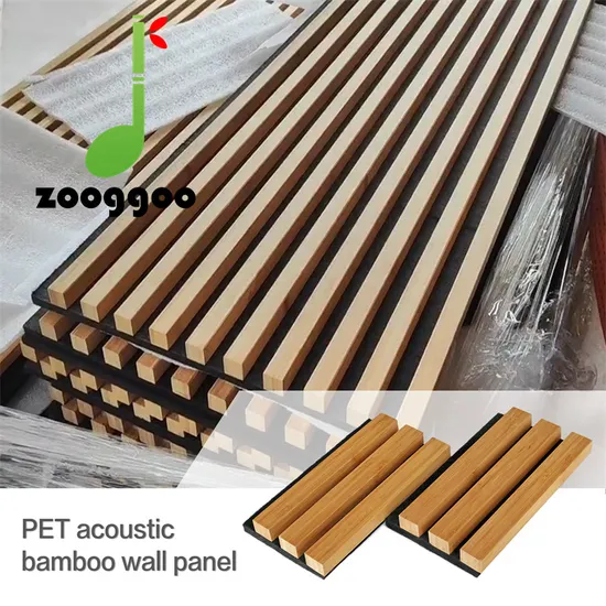 Pannelli acustici in bambù per animali domestici Akupanel Pannelli da parete in legno massello di bambù naturale