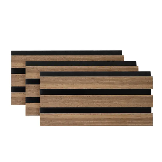 Pannelli acustici in legno massello ad alta densità da 3600 mm per pareti insonorizzate