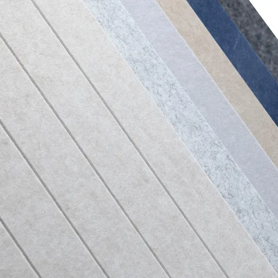 Eleganti pannelli acustici in poliestere PET scanalati per l'insonorizzazione